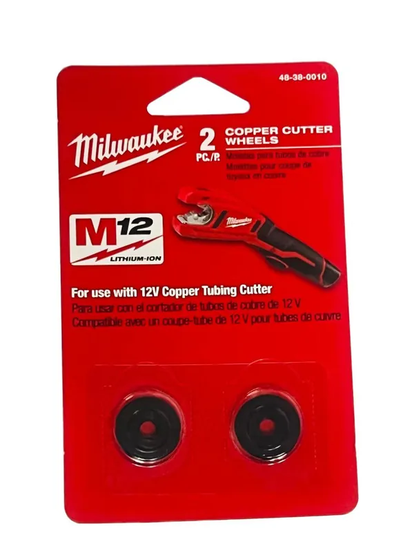 Milwaukee 48-38-0010 Pipe Equipment, Pipe Cutter Wheel (2 Pack)
