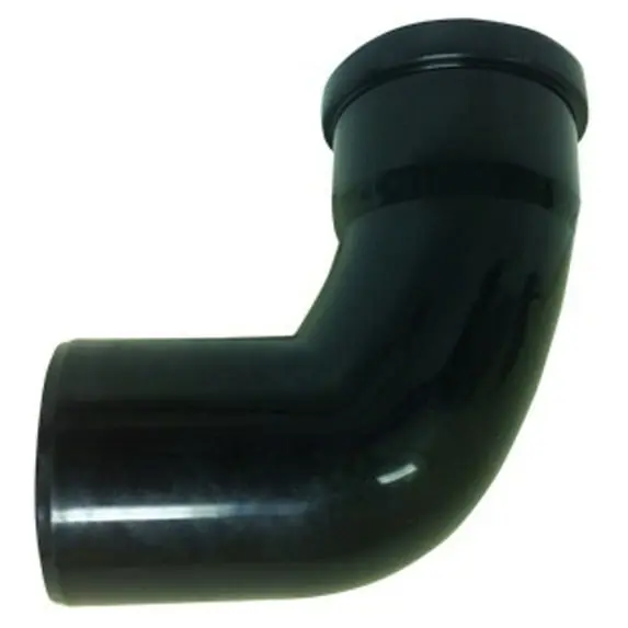 Centrotherm Eco Systems ISELL0387UV InnoFlue Residential SW Black Long Elbow PPS-UV 87 Degree