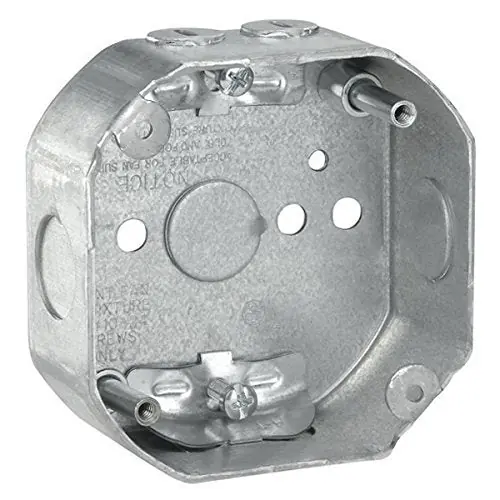 Crouse Hinds TP301 Steel Pan Ceiling Fan Box 4-Inch x 1/2-Inch 6-Cubic-Inch