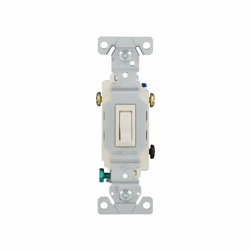 Eaton 1303-7LA Arrow Hart 3-Way Toggle Switch, 120 VAC, 15 A