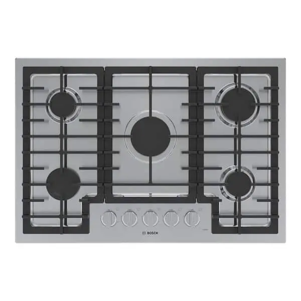 Bosch NGM5059UC 30 inches Gas Sealed Burner Drop-In Cooktop 5 Elements