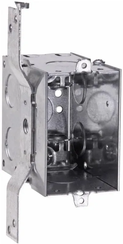 Crouse-Hinds TP246 Steel 1-Gang Gangable Switch Box 2 Inch x 3 Inch x 3-1/2 Inch 18 Cubic-Inch