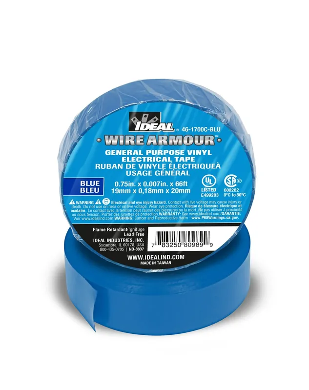 Ideal 46-1700C-BLU GP Tape 3/4 inchesX66 feetX 7MIL