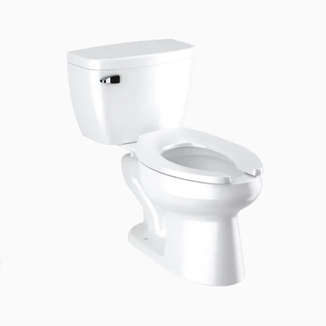Sloan 80098013 30 3/8 Inch x 28 1/4 Inch 1.6 GPF Elongated Floor Mount Pressure Assist Water Closet with Left Flush Handle