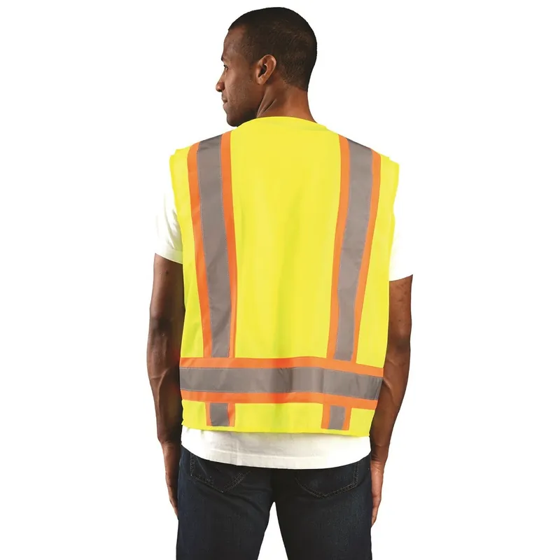 Occunomix ECO-ATRANS-YL Hi-Viz Yellow Polyester Vest Large