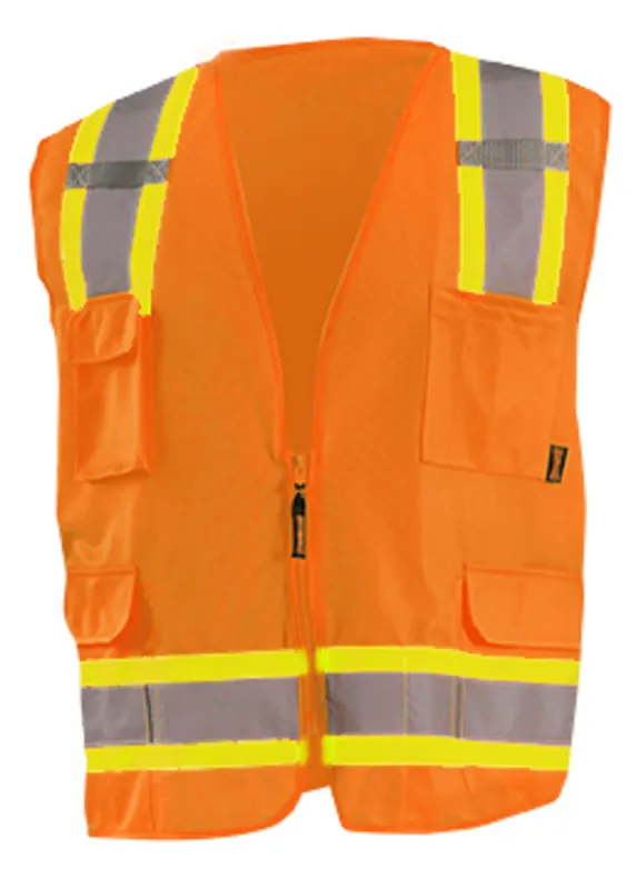 Occunomix ECO-ATRANS-O2X Hi-Viz Orange Polyester Vest 2X-Large