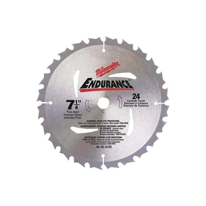 Milwaukee 48-40-0720 7-1/4 inches 24T Framing Circular Saw Blade 3 Pack