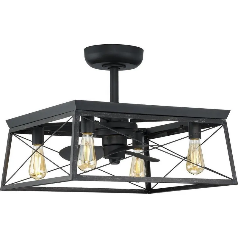Progress Lighting P250067-020-WB Briarwood 22 inch 3 Blade Ceiling Fan with Light Kit