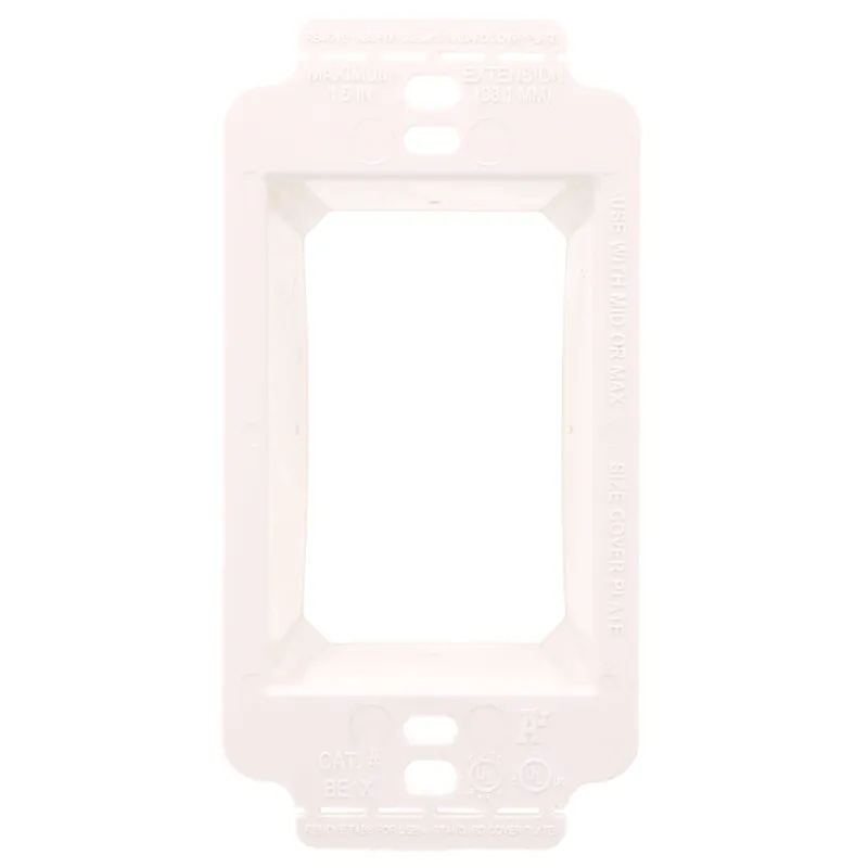 Arlington BE1X Box Extender with Larger Flange Single-Gang