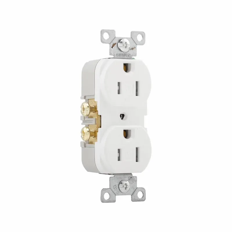 Eaton TRCR15W Duplex Heavy Duty Tamper-Resistant Receptacle 15A
