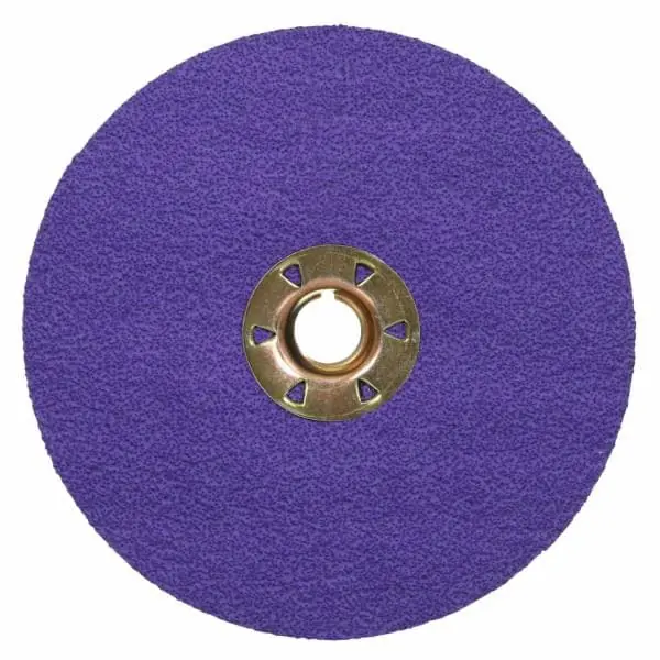Cubitron 7100349680 3M Cubitron 3 Fiber Disc: 5 inches x TN Quick-Change, Ceramic, 60 Grit, 25 PK