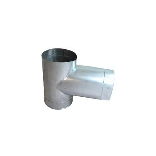 Z-Flex 2ZRBTXX05 Pipe Tee Stacking with Cap 5 inches Stainless Steel