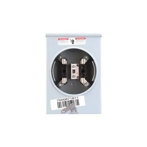 Siemens UAT111-XG Talon® 7-Cutout 1-Position Type UAT1 Meter Socket 600 VAC 135 A