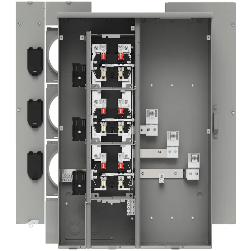 Siemens WP3311RJ Meter Center 120/240 VAC 300 Amp 3 Gang