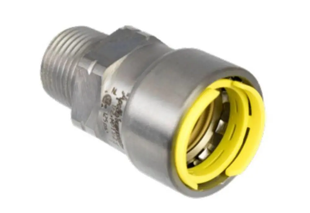 Apollo Powerpress 7482090 Gas Straight Connector FM 3/4 inchesxMPT3/4 inches