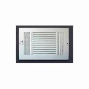 Metal-Fab MFSCR108W3 3-Way Sidewall/Ceiling Register 10 x 8 in