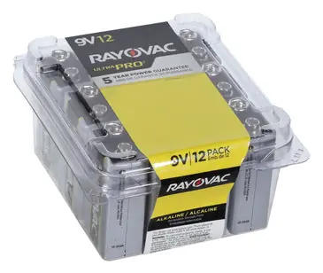 Diversitech 7-AL9V-12 Alkaline 9V Battery, Contractor Pack, Pack Of 12