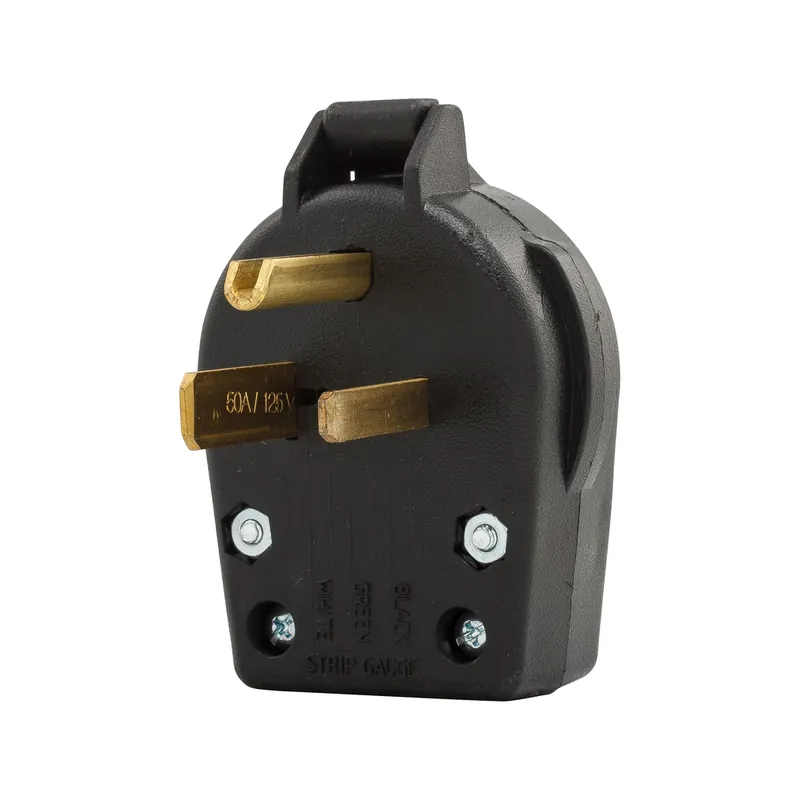 Eaton S41-SP angled universal straight blade plug 125V 30/50 A