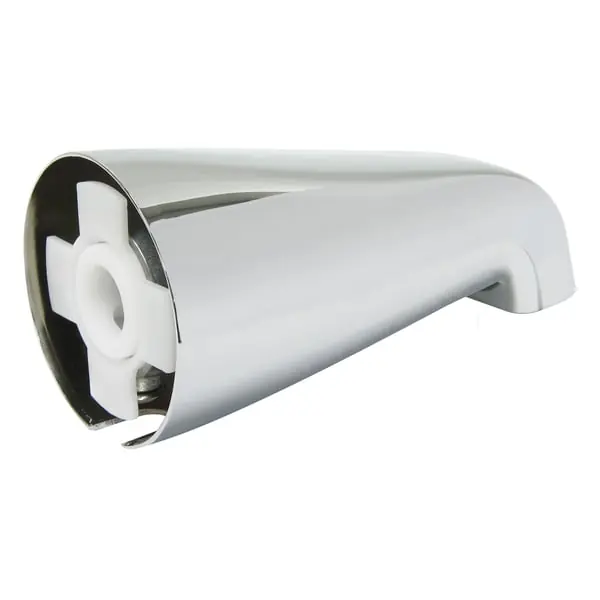 Kissler 82-0015 steel universal fit tub spout, 1/2 in, slip