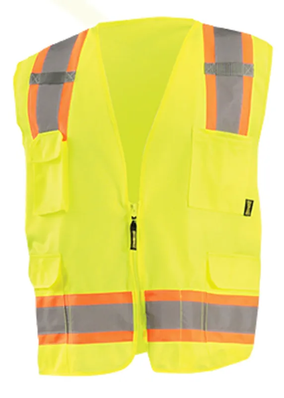 Occunomix ECO-ATRANS-Y2X Hi-Viz Yellow Polyester Vest 2X-Large