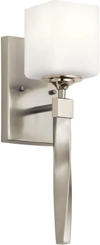 Kichler 55000NI Marette 5 inches 1 Light Wall Sconce 75W