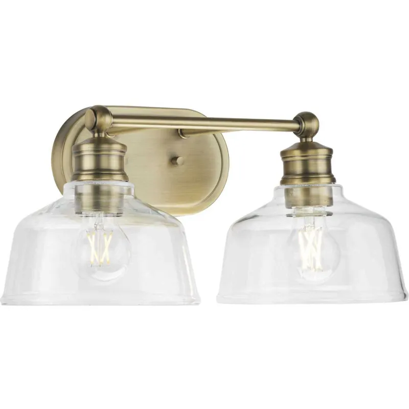 Progress Lighting P300396-163 Singleton Collection 2-light vanity light 17 inch