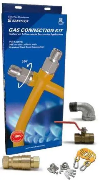 Easyflex EFGC-FS-034-K1-36 Gas Connector Kit 36 inches