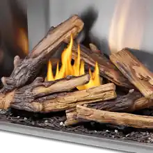 Napoleon Hearth SLKRS36 High-Definition Split Oak Log Set for 36 inches Riverside Outdoor Fireplace