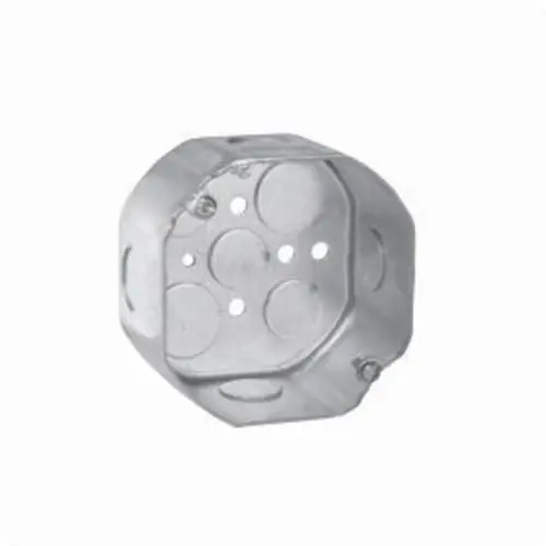 Crouse Hinds TP290 Steel Deep Outlet Box 4-Inch x 4-Inch x 2-1/8-Inch