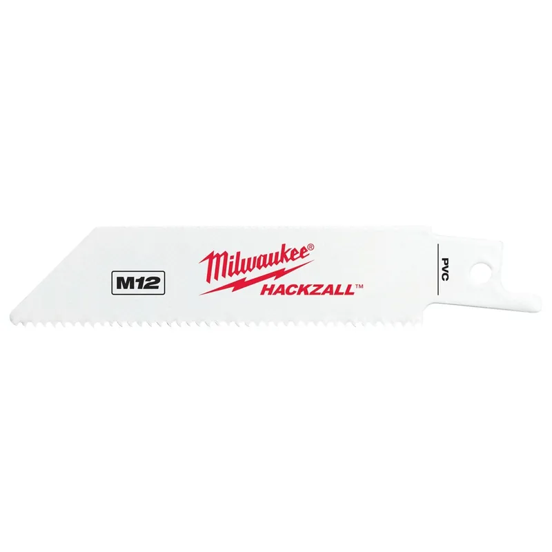Milwaukee 49-00-5414 M12 Hackzall Bi-Metal Reciprocating Saw Blade, 4 Inch L, 5 Pack