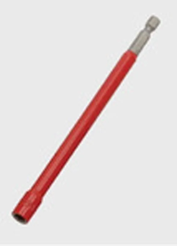 Rack-A-Tiers 70561R Power Insert Screwdriver Bit, 1/4 in Hex Point, 6 in OAL, Steel