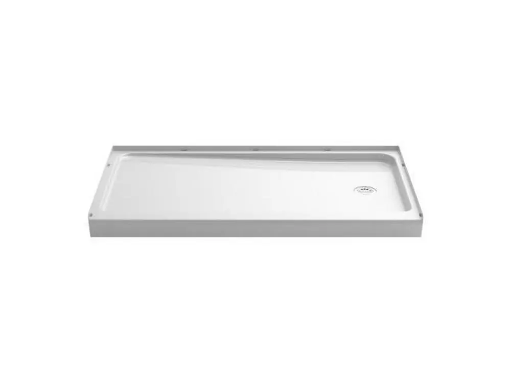 Sterling 72181120-0 Ensemble Shower Base with Right-Hand Drain 60 x 32-Inch