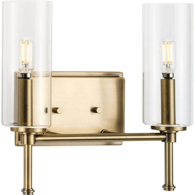 Progress Lighting P300357-163 Elara 2 Light 13 inch Bath Vanity Wall Light