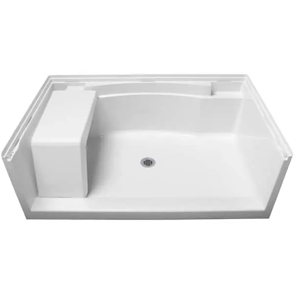 Sterling 72291100-0 Accord Seated Shower Receptor 60 in. x 36 in.