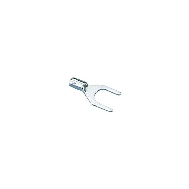 Ideal Industries 83-6161 Bare Spade Terminal, 16-14AWG, #8 Stud, 25/Bx