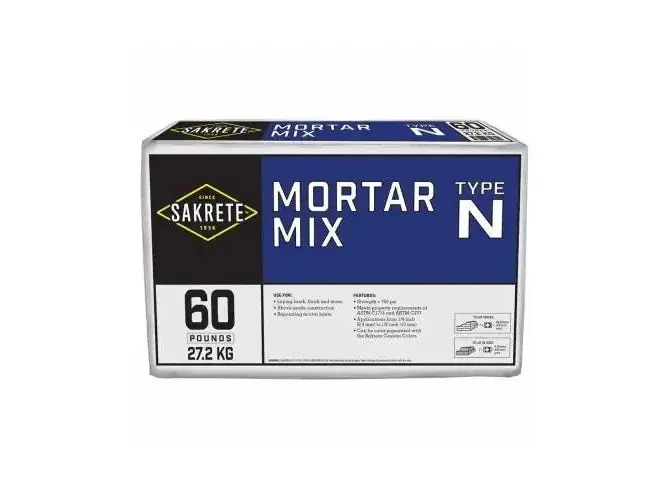 Sakrete 65306214 Mortar Cement Mix 60 Lbs.