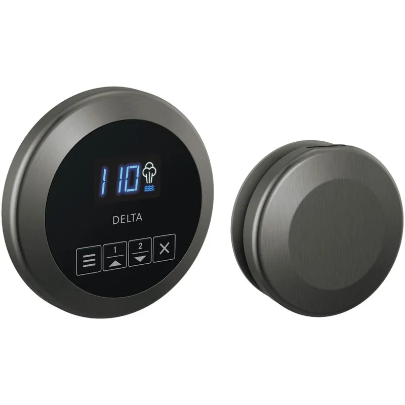 Delta Faucet 5CH-250R-KS-PR SteamScape Contemporary Round Steam Shower Control Unit and Steam Head