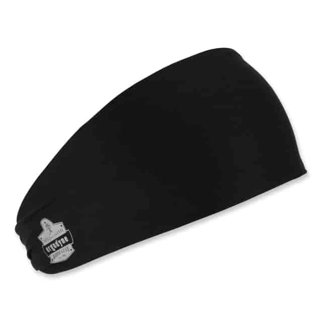 Ergodyne 12702 Chill-Its 6634 Cooling Headband, Performance Knit, Black