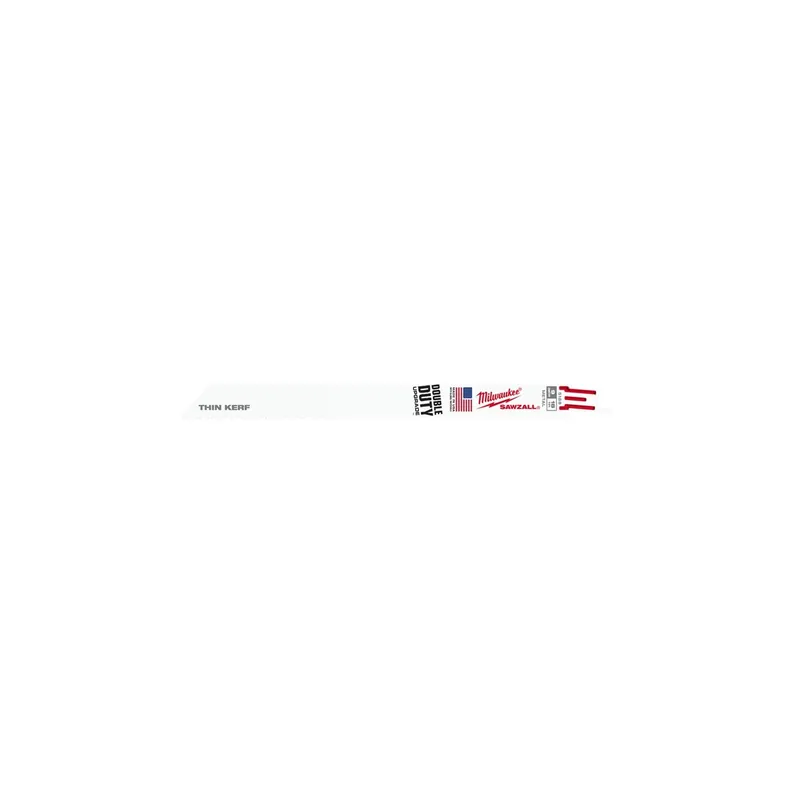 Milwaukee 48-01-7188 Thin Kerf SAWZALL® Reciprocating Saw Blade, 9 Inch L, 162 T