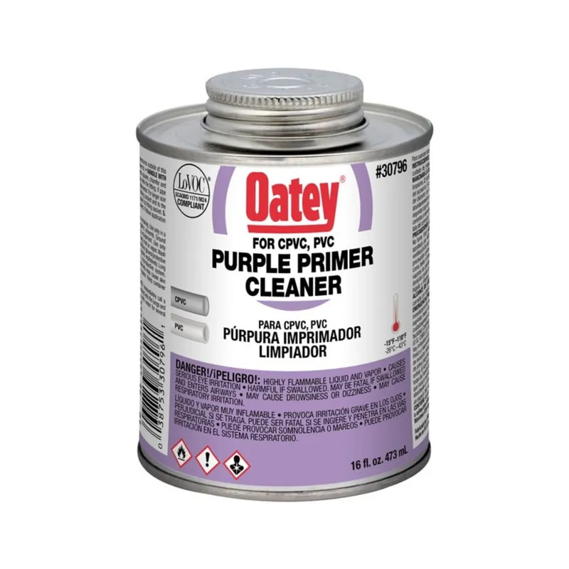 Oatey 30796 Lo-Voc PVC Pipe Primer 16 oz