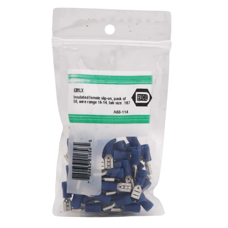 Diversitech 6281LX Female Slip-On Connector 16-14 AWG (50 Pack)