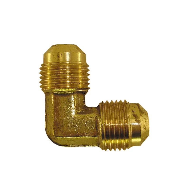 Braxton Harris Company F55-6 3/8 inch Brass Flared 90 Degree Elbow