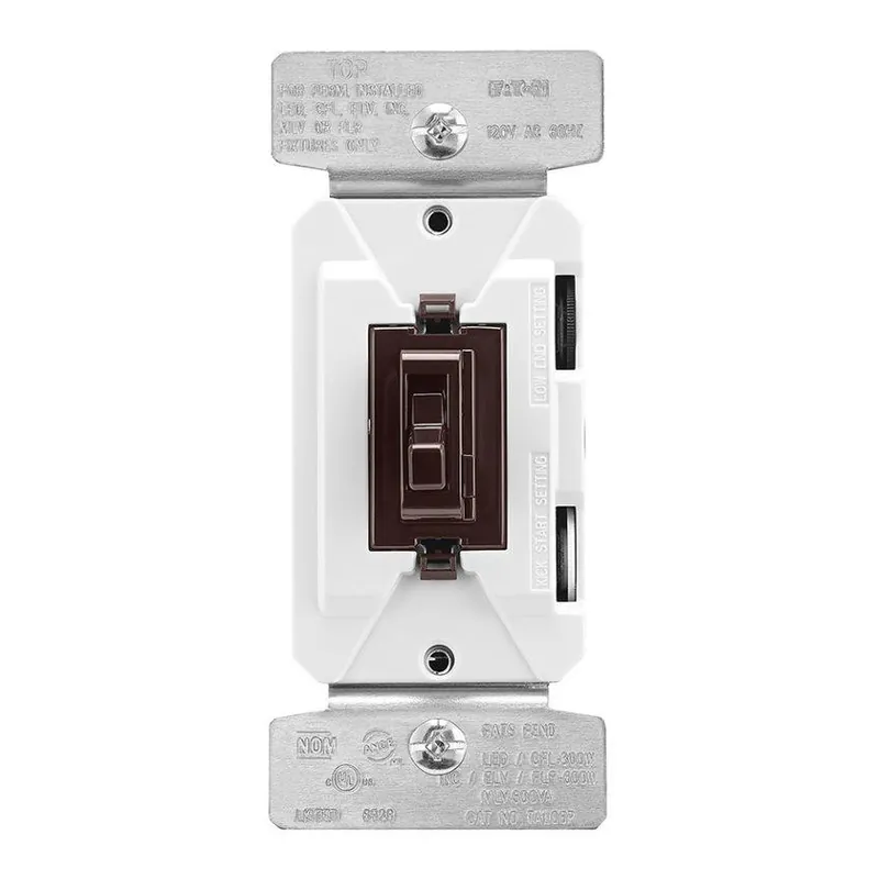 Eaton TAL06P2-C2 AL Series 300W All Load Toggle Dimmer with Preset