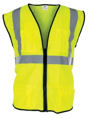 Sas Safety 690-2209 High-Vis Class 2 Surveyor's Vest Large