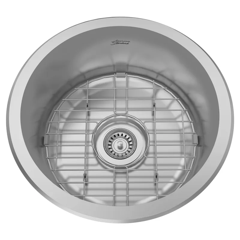 American Standard 18SB.7001600S.075 Portsmouth 16-3/8 x 16-3/8 in. 18 ga Stainless Steel Single Bowl Undermount Bar Sink