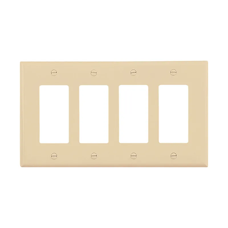 Eaton PJ264V Wallplate 4 Gang Decorator