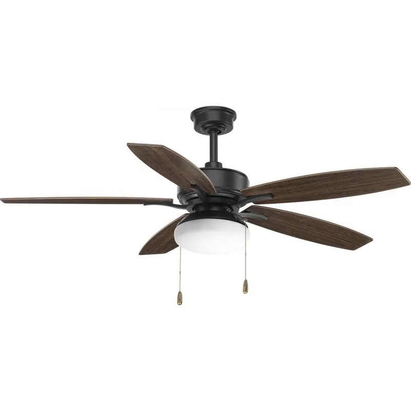 Progress Lighting P2552-80 Billows 52 inches 59W 5-Blade 2-Light Ceiling Fan