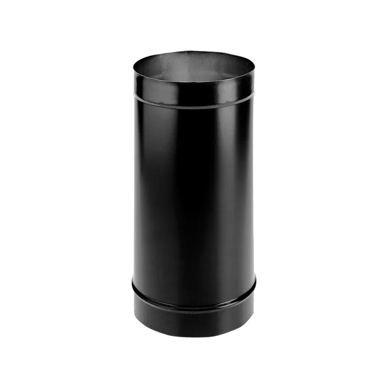 Duravent 8DBK-12 DuraBlack Stove Pipe 8 inches x 12 inches