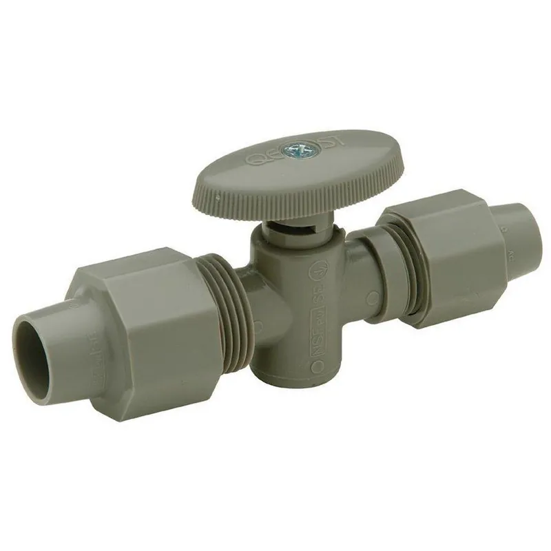 Zurn Pex QV442 QickTite 1/2 in x 3/8 in Straight Supply Stop Valve