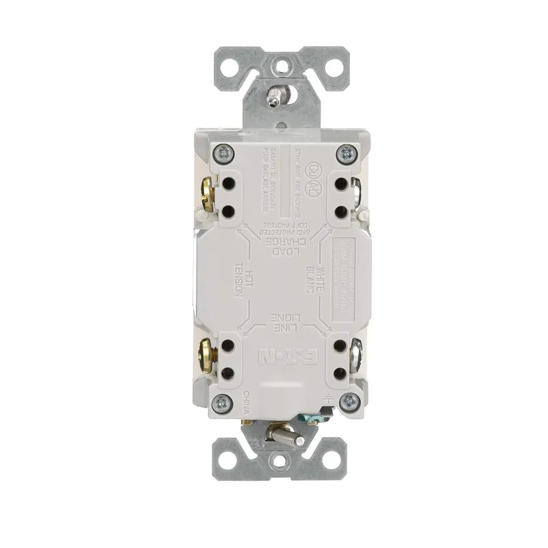 Eaton TRSGF15LA Wiring Self-Test Tamper Resistant Gfci Receptacle 15A